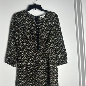 🩷 BCNU Black Multicolor Long Sleeve Top with Shorts